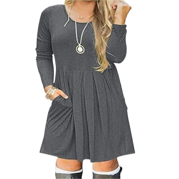NWOT! Tunic Dress with POCKETS! - Picture 1 of 7